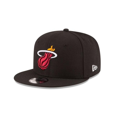 Miami Heat Gorra | New Era NBA 9fifty Snapback Cap Mexico - Negros